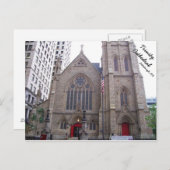 Trinity Cathedral in Downtown Pittsburgh, PA Postkarte (Vorne/Hinten)
