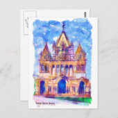 Trinity Church Boston Postkarte (Vorne/Hinten)