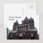 Trinity Church Boston Postkarte (Vorne/Hinten)