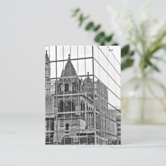 Trinity Church in Boston Postkarte (Stehend Vorderseite)