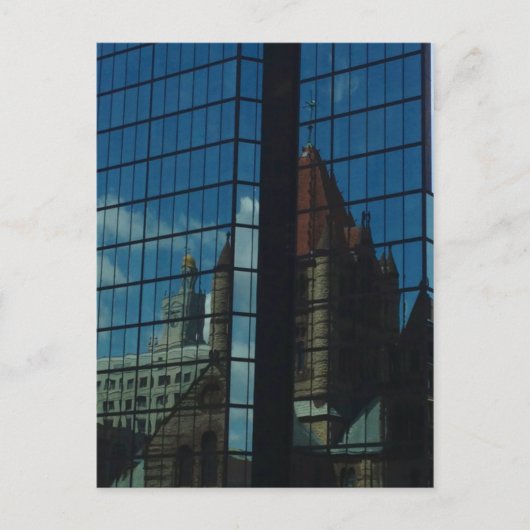 Trinity Church/John Hancock Tower Postcard Postkarte (Vorderseite)