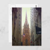 Trinity Church Postkarte (Vorne/Hinten)