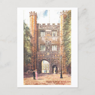 Trinity College Cambridge Vintage Postkarte