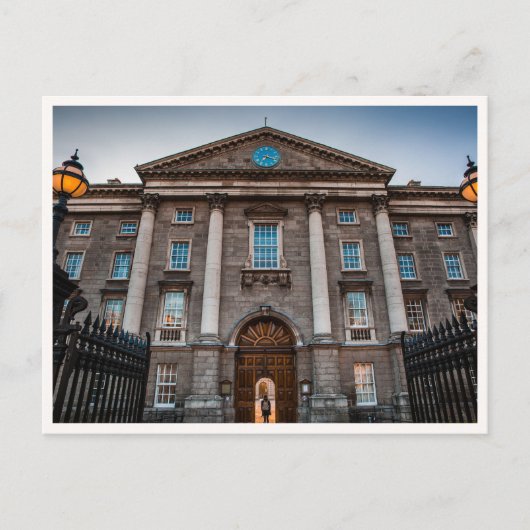 Trinity College Dublin Irland Foto Postkarte (Vorderseite)