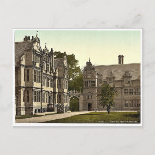 Trinity College, Oxford, England seltenes Photochr Postkarte