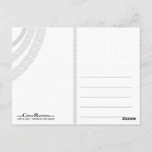 Trinity Corcra Postkarte (Rückseite)