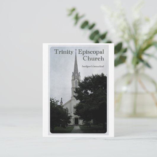 Trinity Episcopal Church Postkarte (Stehend Vorderseite)