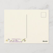 Trinity Fire Star Christliche Prophezeiung Abstrak Postkarte (Rückseite)