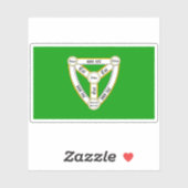 Trinity flag aufkleber (Blatt)