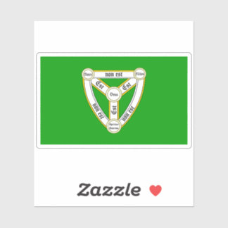 Trinity flag aufkleber