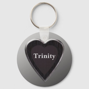 Trinity Heart Keychain von 369 Mein Name Schlüsselanhänger