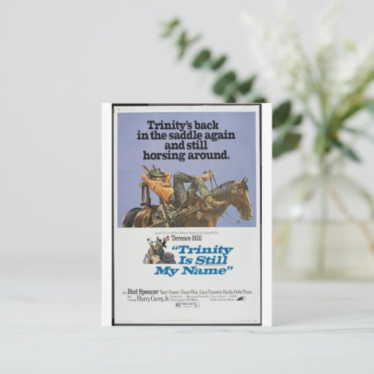 TRINITY IST IMMER NOCH MEIN NAME POSTCARD POSTKARTE (Stehend Vorderseite)