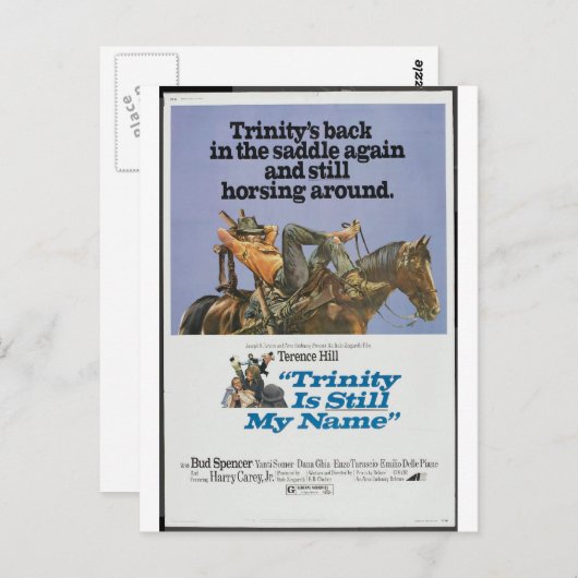 TRINITY IST IMMER NOCH MEIN NAME POSTCARD POSTKARTE (Vorne/Hinten)