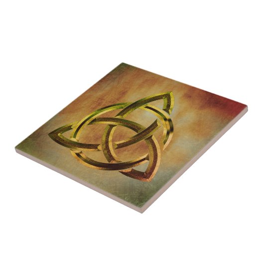 Trinity Knot Celtic Grunge Vintag Fliese (Seite)