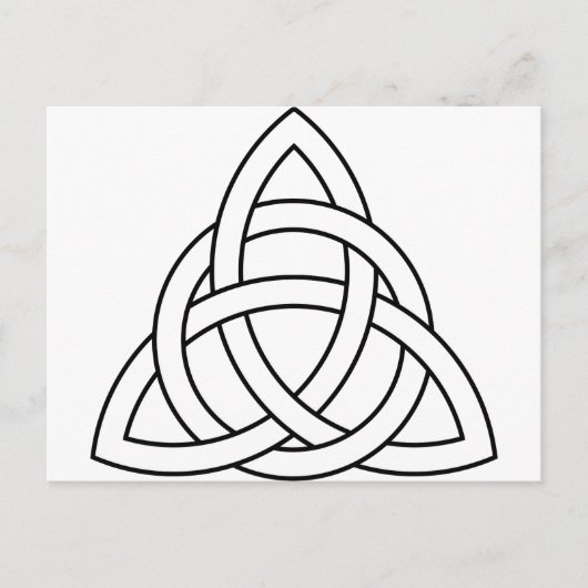 trinity knot celtic saxon viking norse nordic postkarte (Vorderseite)