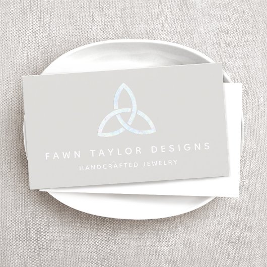 Trinity Knot Celtic Symbol Visitenkarte