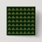 Trinity Knot Grüne Knöpfe Button (Vorderseite)