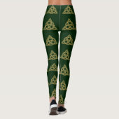 Trinity Knot Grüne Leggings (Rückseite)