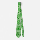 Trinity Knot Kleeblatt St. Patrick's Day Krawatte (Vorderseite)