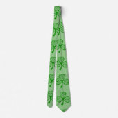 Trinity Knot Kleeblatt St. Patrick's Day Krawatte (Rückseite)