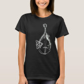 Trinity Knot Norse Mandolin T-Shirt (Vorderseite)