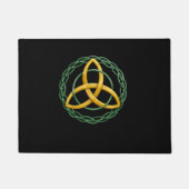 Trinity Knot Triquetra Celtic Symbol Fußmatte (Vorderseite)