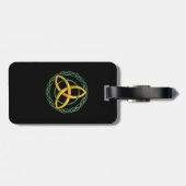 Trinity Knot Triquetra Celtic Symbol Gepäckanhänger (Rückseite horizontal)
