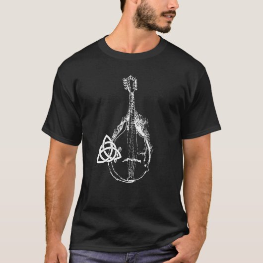 Trinity Knot Vintage Mandolin T-Shirt (Vorderseite)