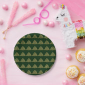 Trinity-Knoten grüne Papierplatten Pappteller (Party)