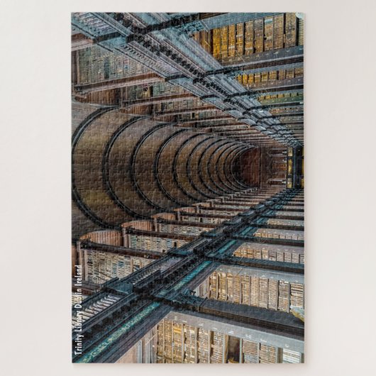 Trinity Library Dublin Ireland Jigsaw Puzzle (Vertikal)