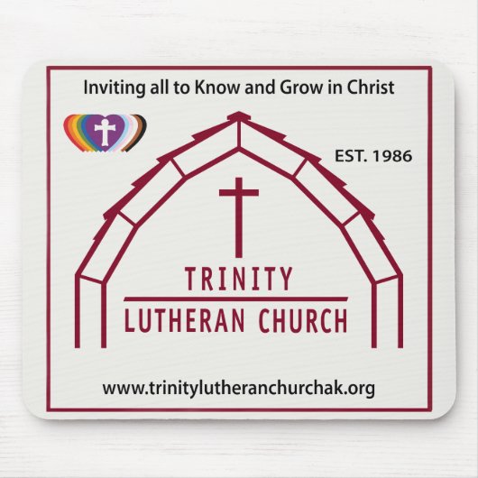 Trinity Lutheran Mauspad (Vorne)