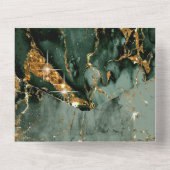 Trinity Mack Marble Glitzer Wedding ID644 All In One Einladung (Rückseite)