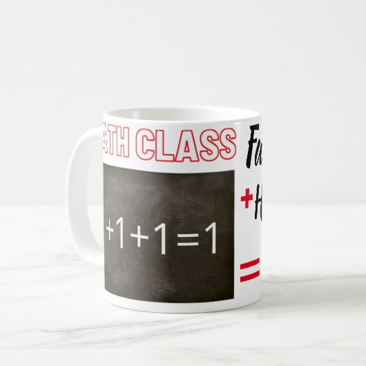 Trinity Math Class Kaffeetasse (Vorderseite Links)