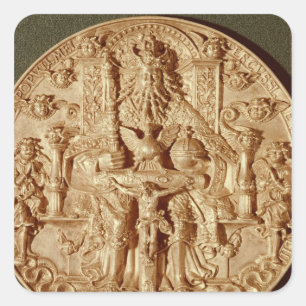 Trinity Medal, Neufassung Quadratischer Aufkleber