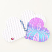 TRINITY ~ Pastel Aqua und Pink ~ Notebook Notizblock (Innenseite)