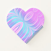 TRINITY ~ Pastel Aqua und Pink ~ Notebook Notizblock (Rückseite)