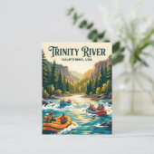 Trinity River USA Postkarte (Stehend Vorderseite)