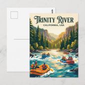 Trinity River USA Postkarte (Vorne/Hinten)