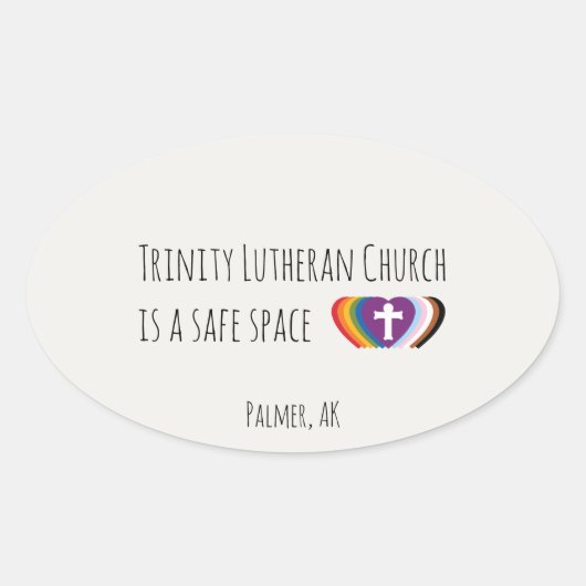 Trinity Safe Space Sticker Set  (Vorderseite)