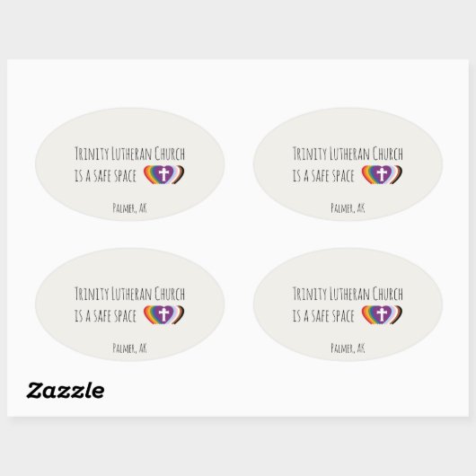 Trinity Safe Space Sticker Set  (Blatt)