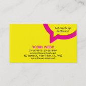 Trinity Speech Bubble Logo (pink) Visitenkarte (Rückseite)