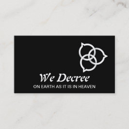 Trinity Speech Bubble Logo (weiß) Visitenkarte