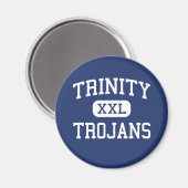 Trinity - Trojans - Hoch - Gartenplatz Ohio Magnet (Vorderseite/Rückseite)