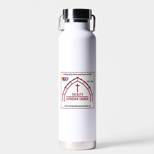 Trinity und RIC-Logo Trinkflasche (Vorne)