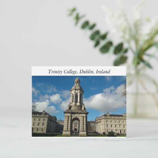 Trinity Uni Dublin, Irland Postcard Postkarte (Stehend Vorderseite)