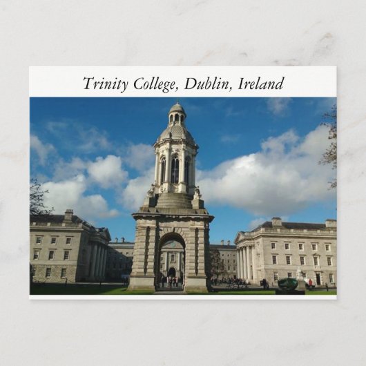 Trinity Uni Dublin, Irland Postcard Postkarte (Vorderseite)