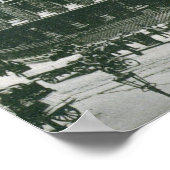 Trinity Uni, Dublin Vintag Poster (Ecke)