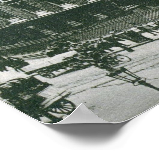 Trinity Uni, Dublin Vintag Poster (Ecke)