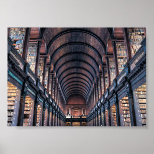 Trinity Uni Library - Dublin, Irland Poster