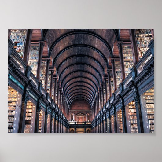 Trinity Uni Library - Dublin, Irland Poster (Vorne)